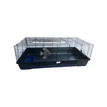 Cavia 120 Black nyúlketrec újrahasznosított anyagból - 118x58,5x42cm