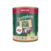 Christopherus Dog konzerv pure gímszarvas 800g