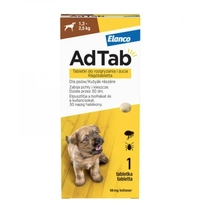 AdTab 56mg rágótabletta mini testű kutyáknak (1,3-2,5 kg)