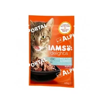 Iams Cat Delights Tonhal És Hering Aszpikban 85gr