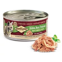 Carnilove Cat Chicken, Duck & Pheasant Can- Csirke, Kacsa és Fácán Hússal Konzerv 100g