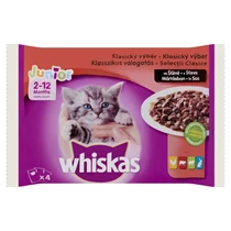 Whiskas Alutasakos 4 pack Junior Bonus 4x85g