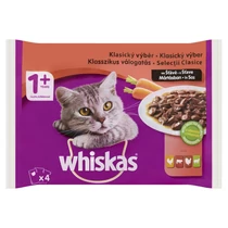 Whiskas Alutasakos 4 pack Húsos-Zöldséges 4x85g