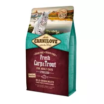 Carnilove Fresh Adult Cat ponty&pisztráng sterilised 2kg