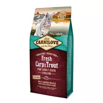 Carnilove Fresh Adult Cat ponty&pisztráng sterilised 6kg