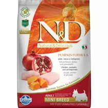 N&D Dog Grain Free csirke&gránátalma sütőtökkel adult mini 2x7kg