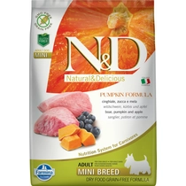 N&D Dog Grain Free vaddisznó&alma sütőtökkel adult mini 2x7kg