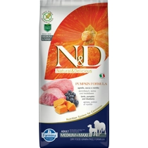 N&D Dog Grain Free bárány&áfonya sütőtökkel adult medium/maxi 2x12kg
