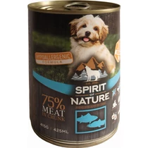 Spirit of Nature Dog konzerv Tonhallal és lazaccal 415gr