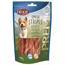 Jutalomfalat Premio Omega Stripes Csirkés 100gr