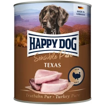 Happy Dog Sensible Pur Texas Pulyka színhús konzerv 6x800g