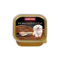 Animonda Vom Feinsten Gourmet (marha,joghurt,zabliszt) alutálkás - Felnőtt kutyák részére 150g