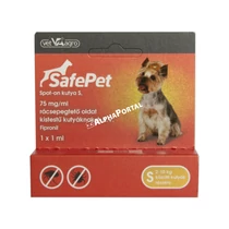 SafePet 75 mg/1 ml spot-on kutya S 2-10 kg