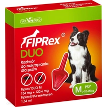 Fiprex Duo M 134 mg + 120,6 mg rácsepegtető oldat kutyáknak 1x