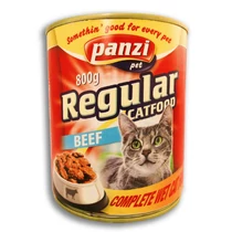 Panzi Regular Adult (marha) konzerv - Felnőtt macskák részére 800g