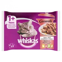 Whiskas Alutasak 4 pack Húsos Menü Casserole 4x85gr