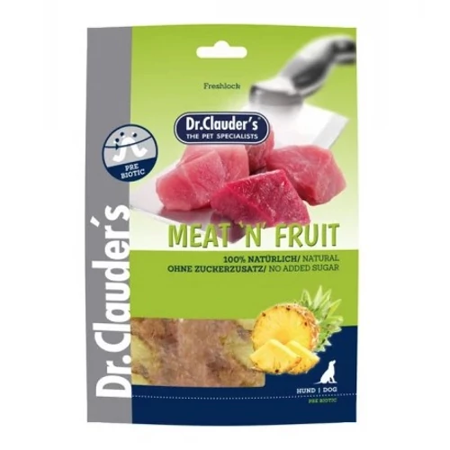 Dr.Clauders Dog Jutalomfalat Meat n Fruit Snack Ananász&Csirke 80g