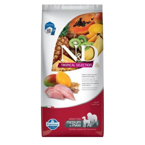 N&D Tropical Selection Dog Chicken Adult medium/maxi 10kg