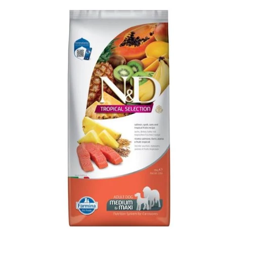 N&D Tropical Selection Dog Salmon Adult medium/maxi 10kg