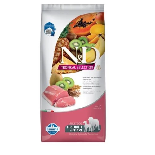 N&D Tropical Selection Dog Pork Adult medium/maxi 10kg