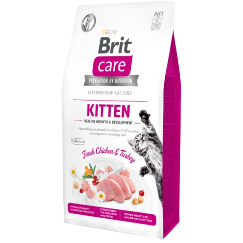 Brit Care Cat Grain Free KITTEN Chicken and Turkey 7kg