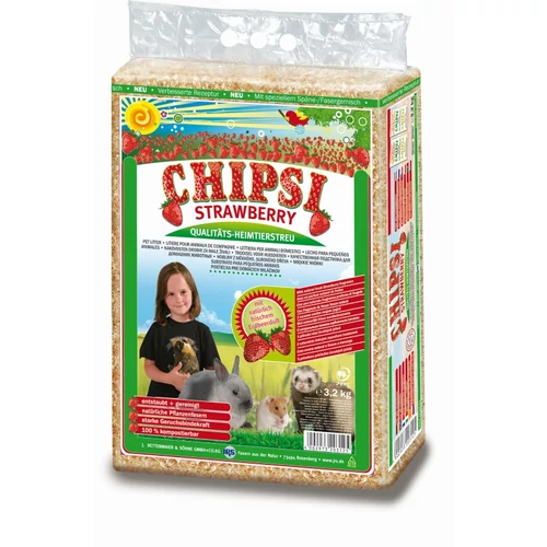 Forgács Chipsi Epres 60l, 3.2kg