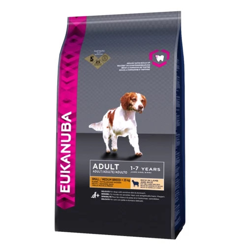 Eukanuba Adult Lamb & Rice Small & Medium 2,5kg