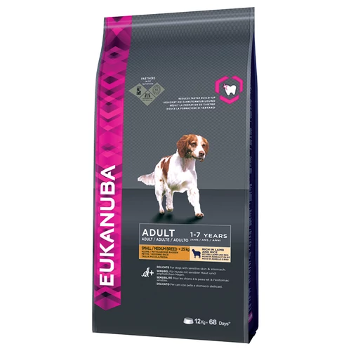 Eukanuba Adult Lamb & Rice Small & Medium 2x12kg