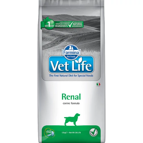 Vet Life Natural Diet Dog Renal 12kg