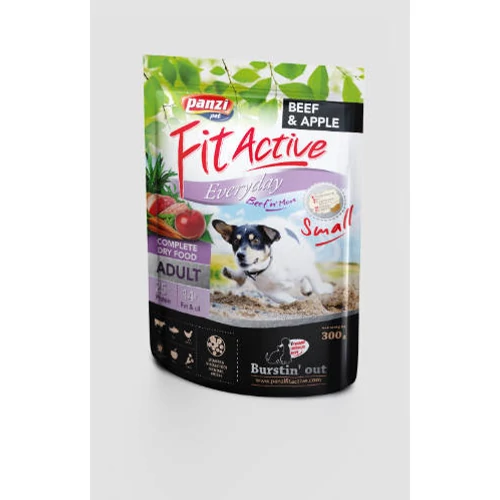 Panzi FitActive Everyday Small Adult marha,alma száraztáp 300g