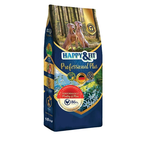 Happy&Fit Professional Plus Performance Poultry&Rice 18kg 