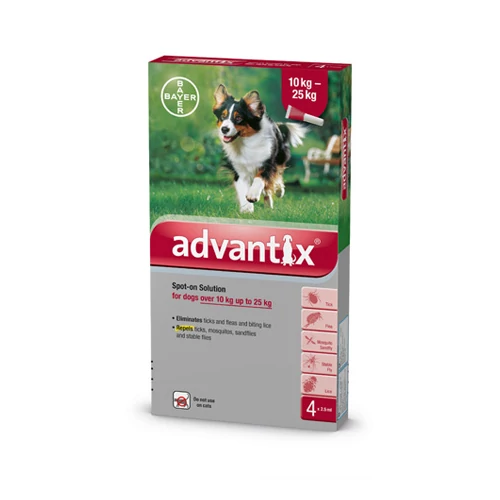 Advantix 10-25 kg közötti kutyáknak 1x2.5ml