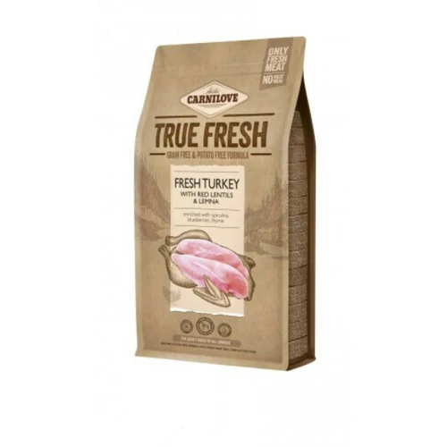 Carnilove True Fresh Dog Adult Turkey - pulyka 11,4kg