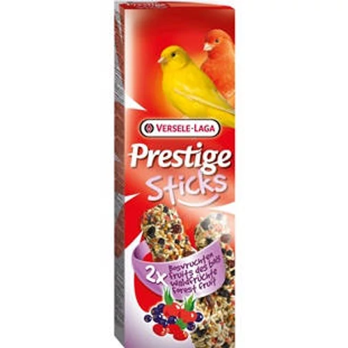 Versele Laga Prestige Sticks Dupla Rúd (Erdei gyümölcs) - kiegészítő eleség kanárik részére (60g)